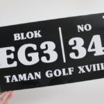 Nomor Rumah Bahan Akrilik: Pilihan Elegan dan Tahan Lama