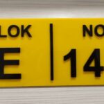 Nomor Rumah Akrilik Raftech: Tampil Elegan dan Tahan Lama