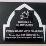 Akrilik Sign Nama Masjid Desain Elegan, Kuat, dan Bisa Custom