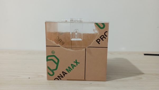 Akrilik Kotak Amal Raftech Beningnya Niat, Kuatnya Kepercayaan