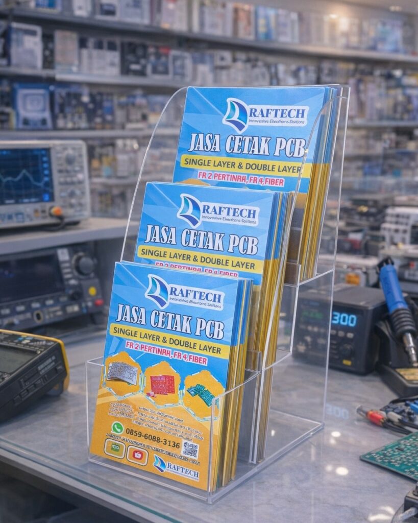 Display Brosur Akrilik untuk Meja: Rapi, Profesional, dan Fungsional Usaha
