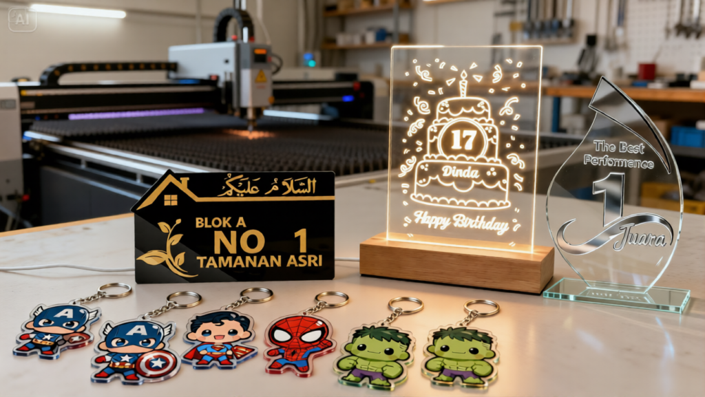 Panduan Lengkap Akrilik Custom – Harga, Jenis & Tips Memilih