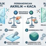 Perbedaan Akrilik dan Kaca: Mana Lebih Baik?