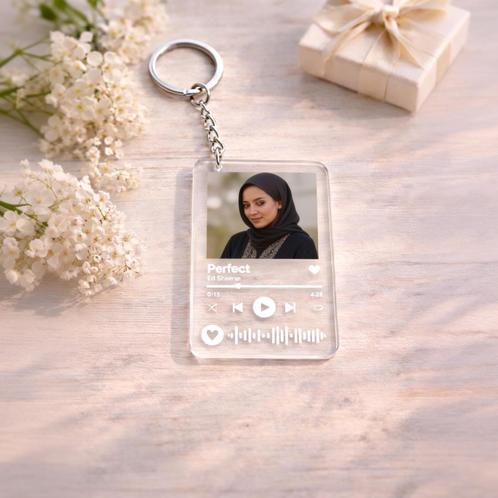 gantungan kunci akrilik spotify